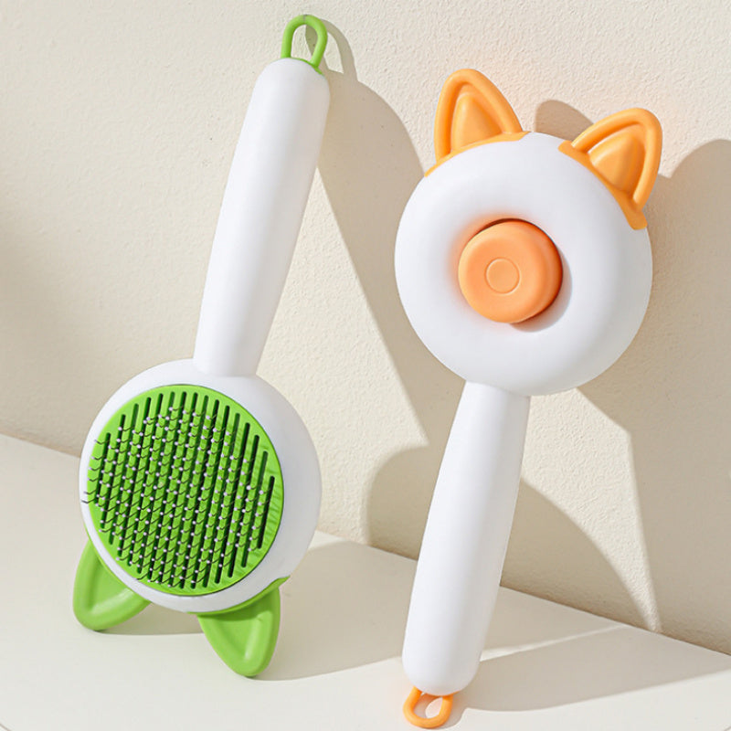 Pet Dog Brush Cat Comb Self Cleaning Pet Hair Remover Brush For Dogs